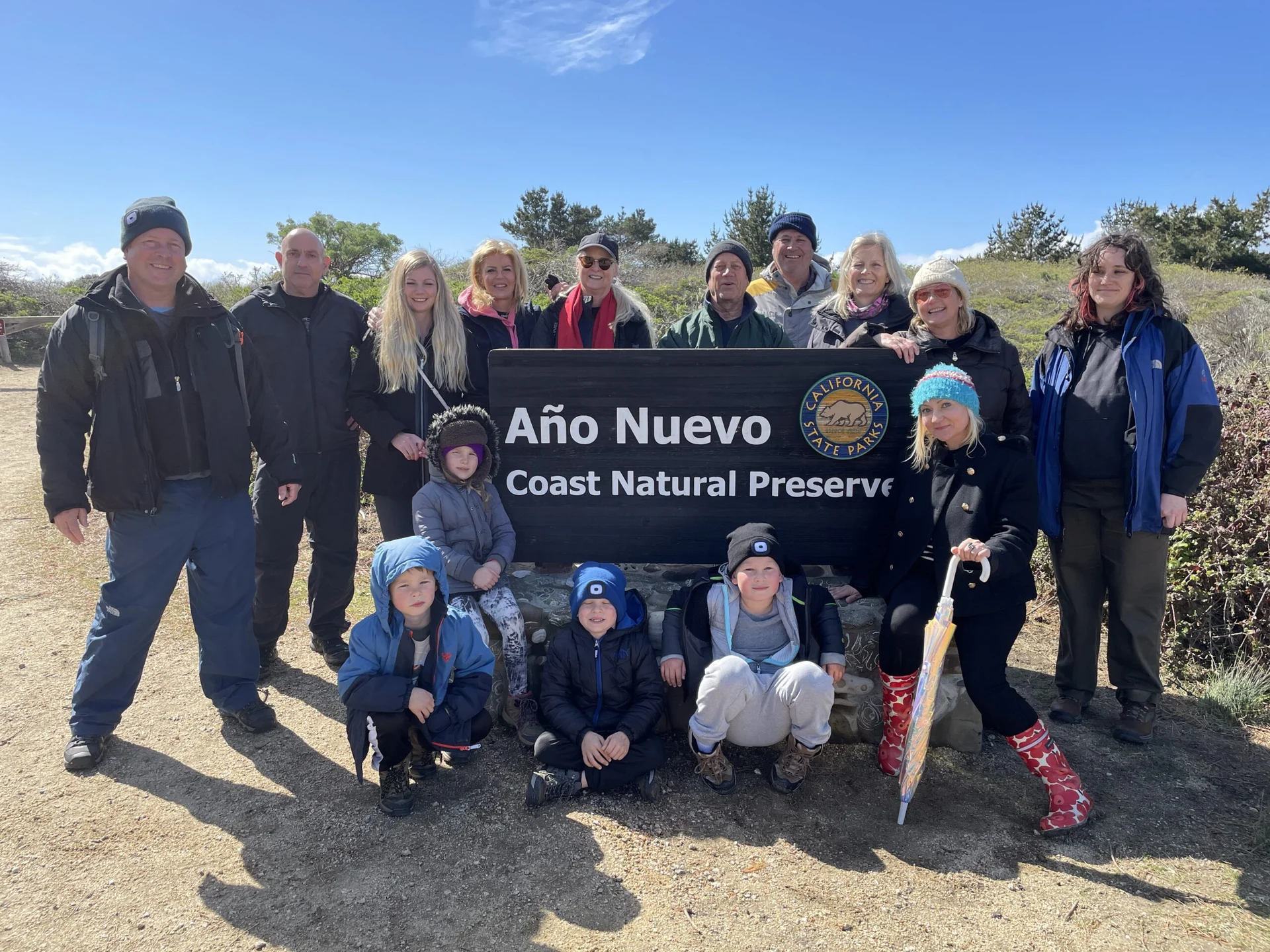 YSC members on seal hiking trip